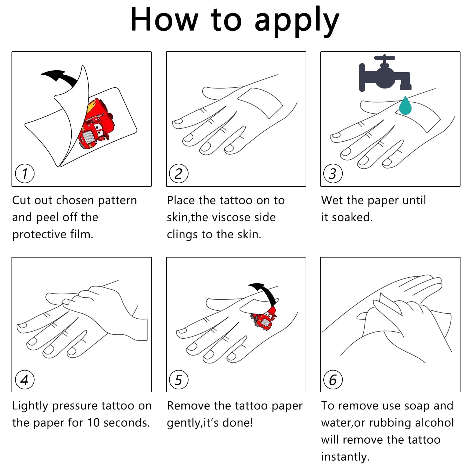 Cosershow classroom rewards tattoos for quick incentives during activities