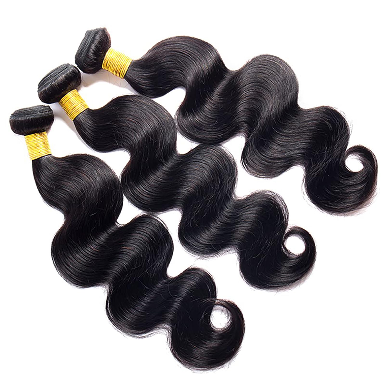 Coshgirl body wave bundles 16-inch weft detail for full density and bounce