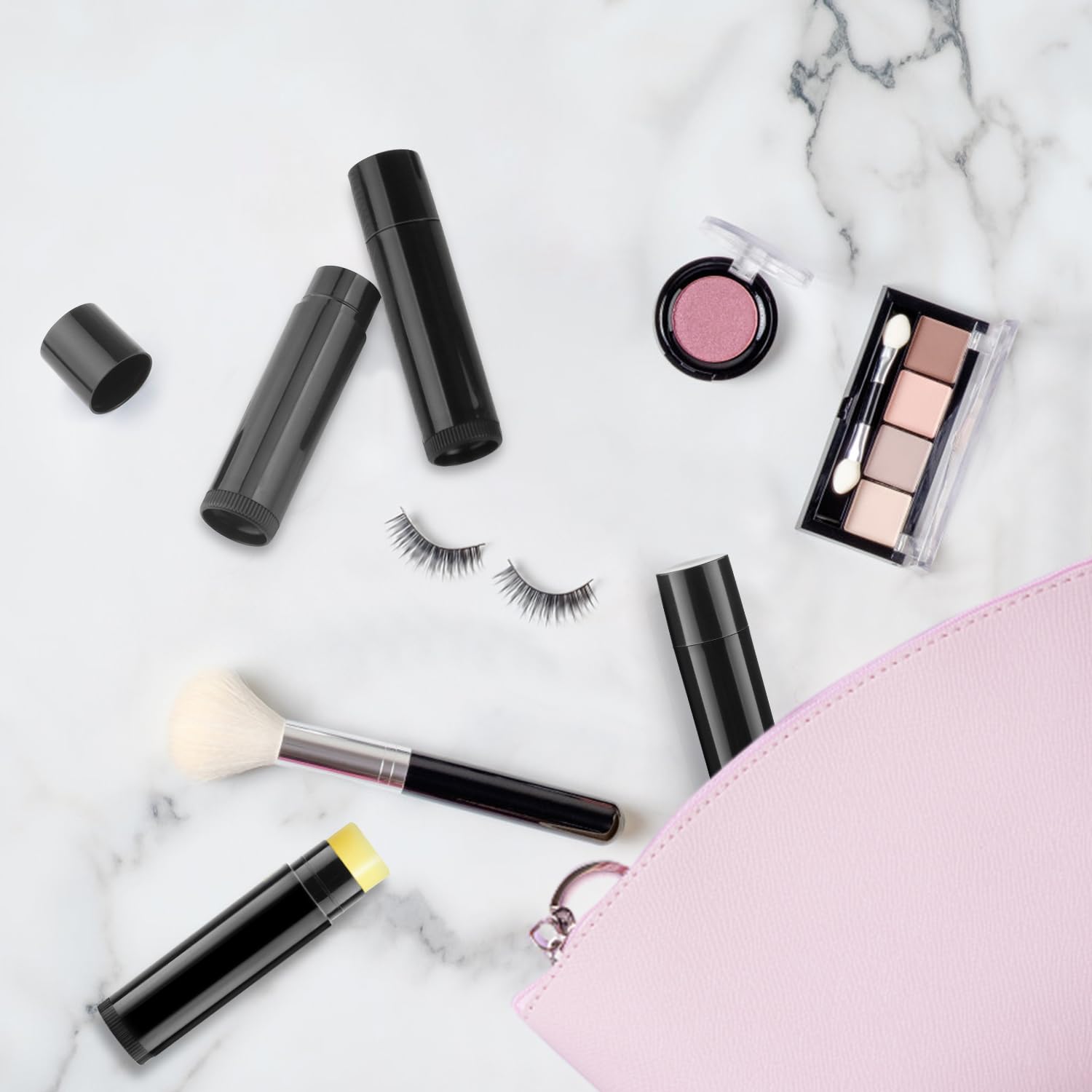 Cositina lip balm tube close-up shows a secure seal for leak-free travel.