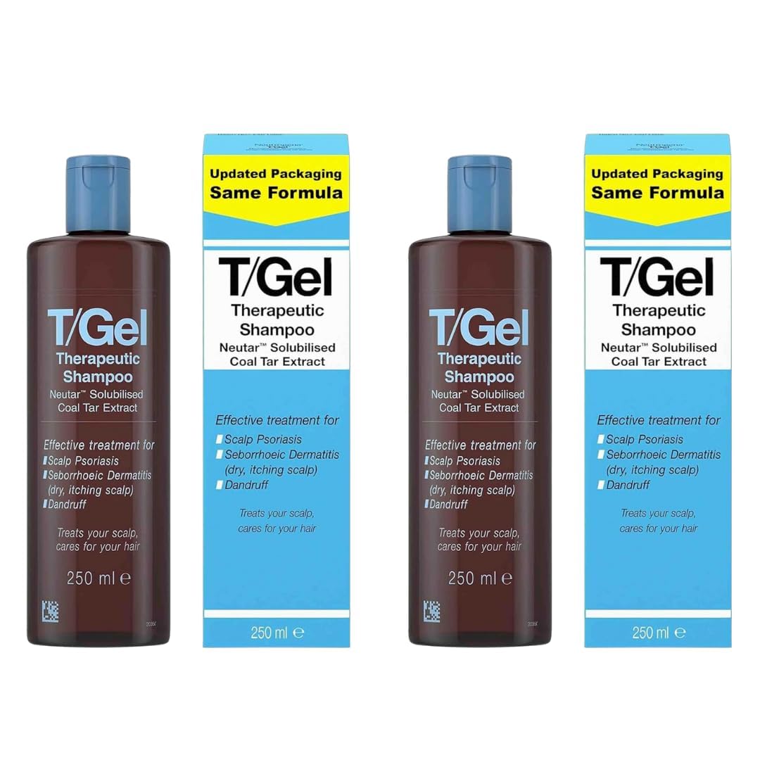 Cosletic T/Gel therapeutic shampoo bottle for long-lasting scalp relief and clean, balanced hair.