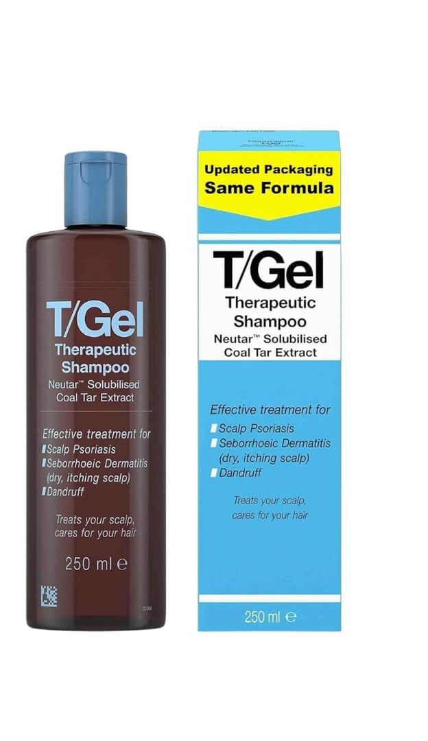 Cosletic Therapeutic Anti-Dandruff shampoo bottle showing soothing relief for itchy scalp