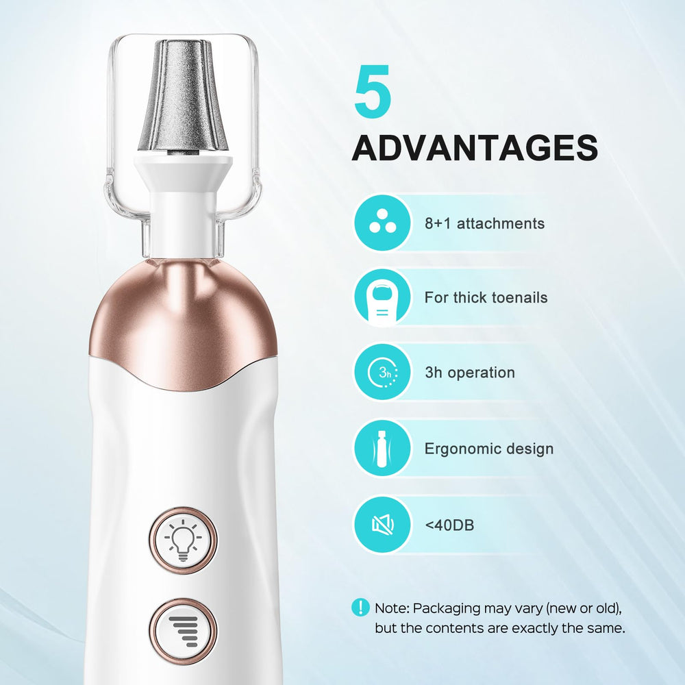 COSLUS 5-piece nail drill bits enabling precise shaping