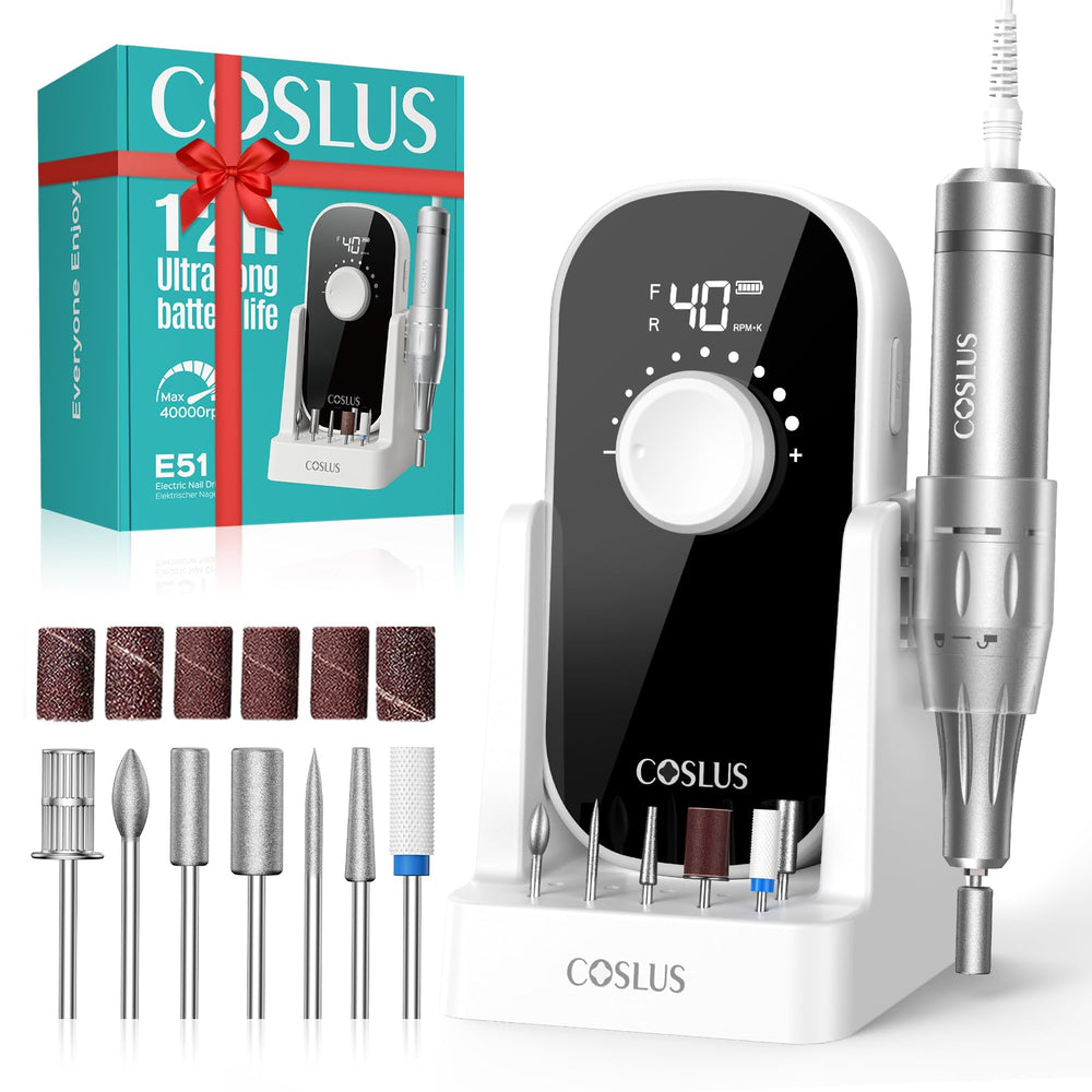 COSLUS electric nail drill stand keeps your tool secure during home manicures.