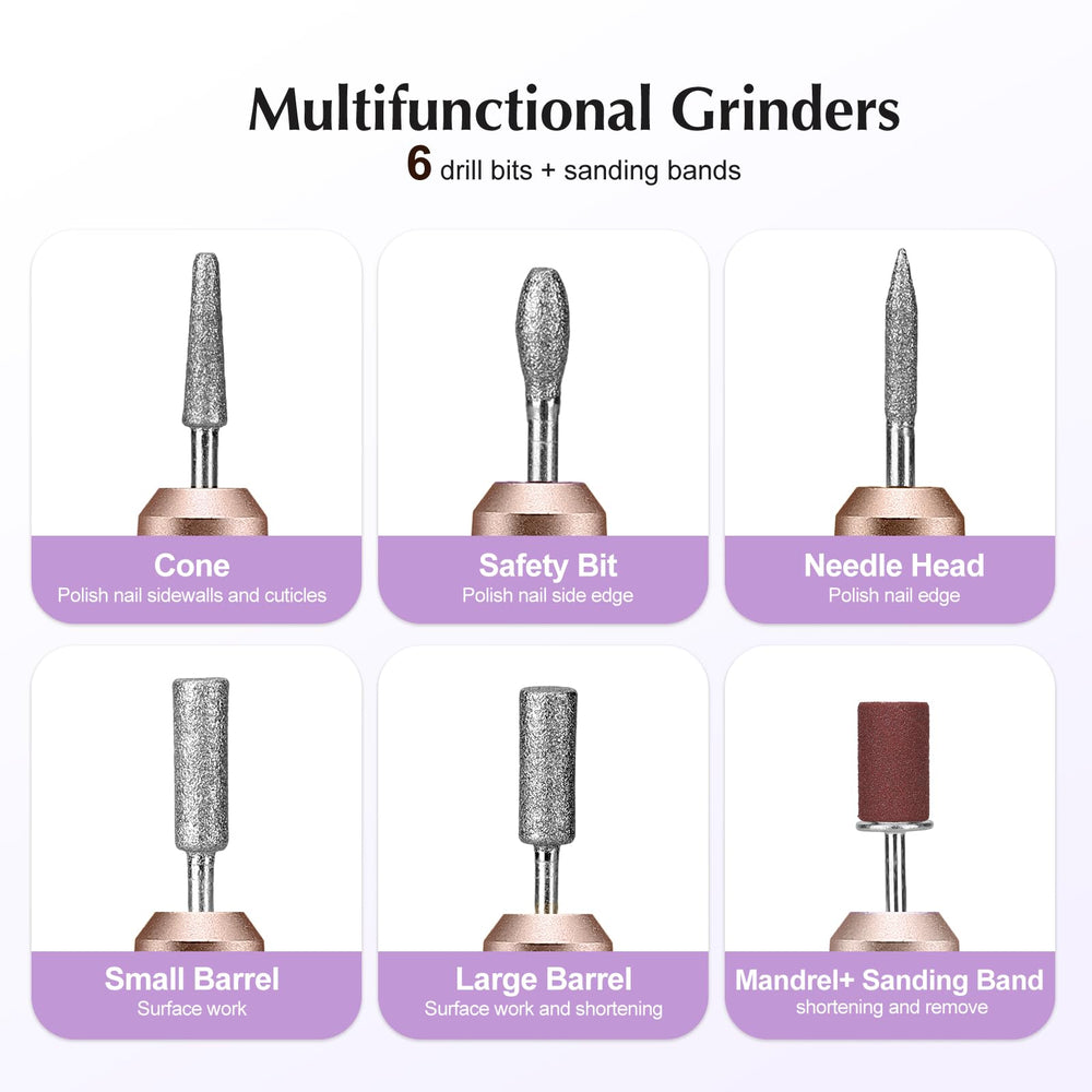 COSLUS ergonomic pen design provides comfortable grip for extended manicure sessions.