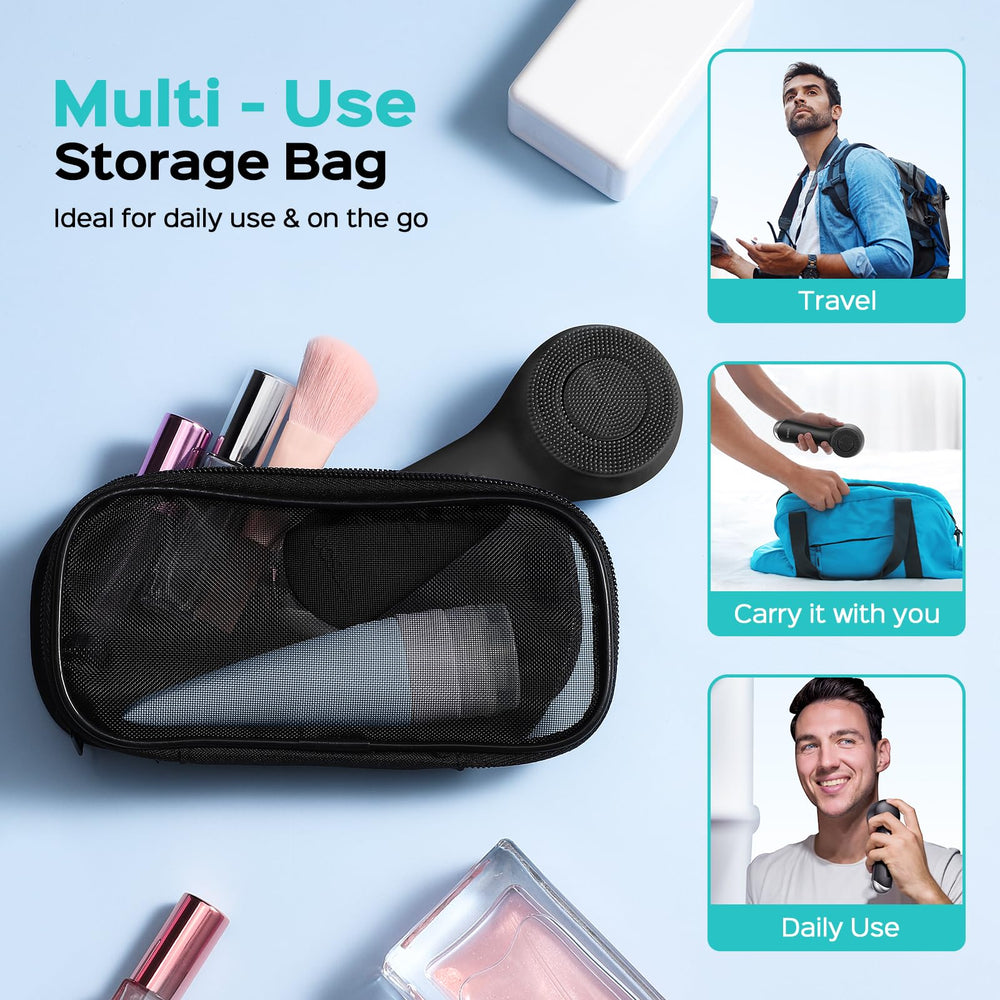 COSLUS Face Scrubber five-speed memory adapts to your setting.