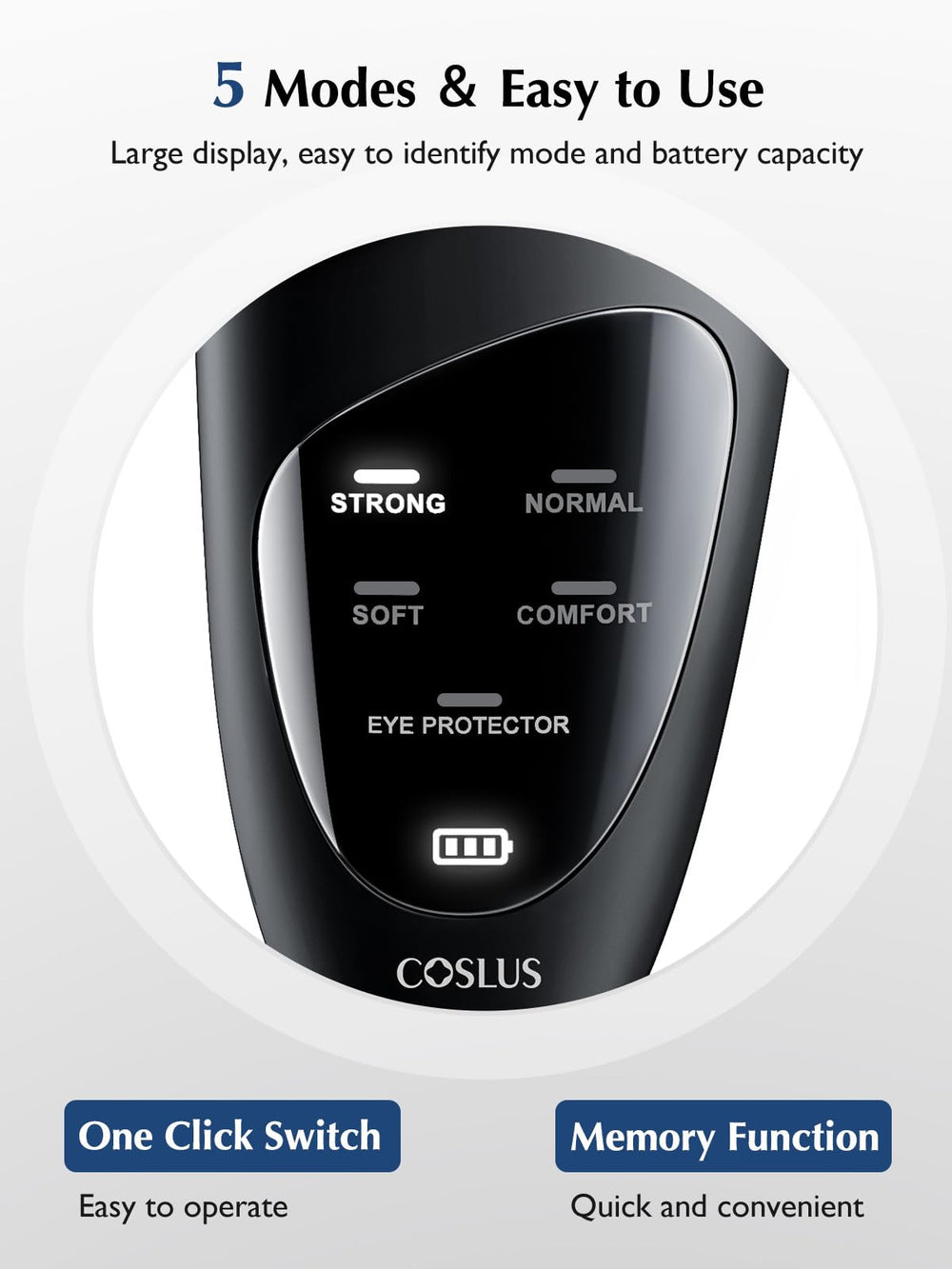 COSLUS face scrubber nose and T-zone brush area enables targeted cleansing