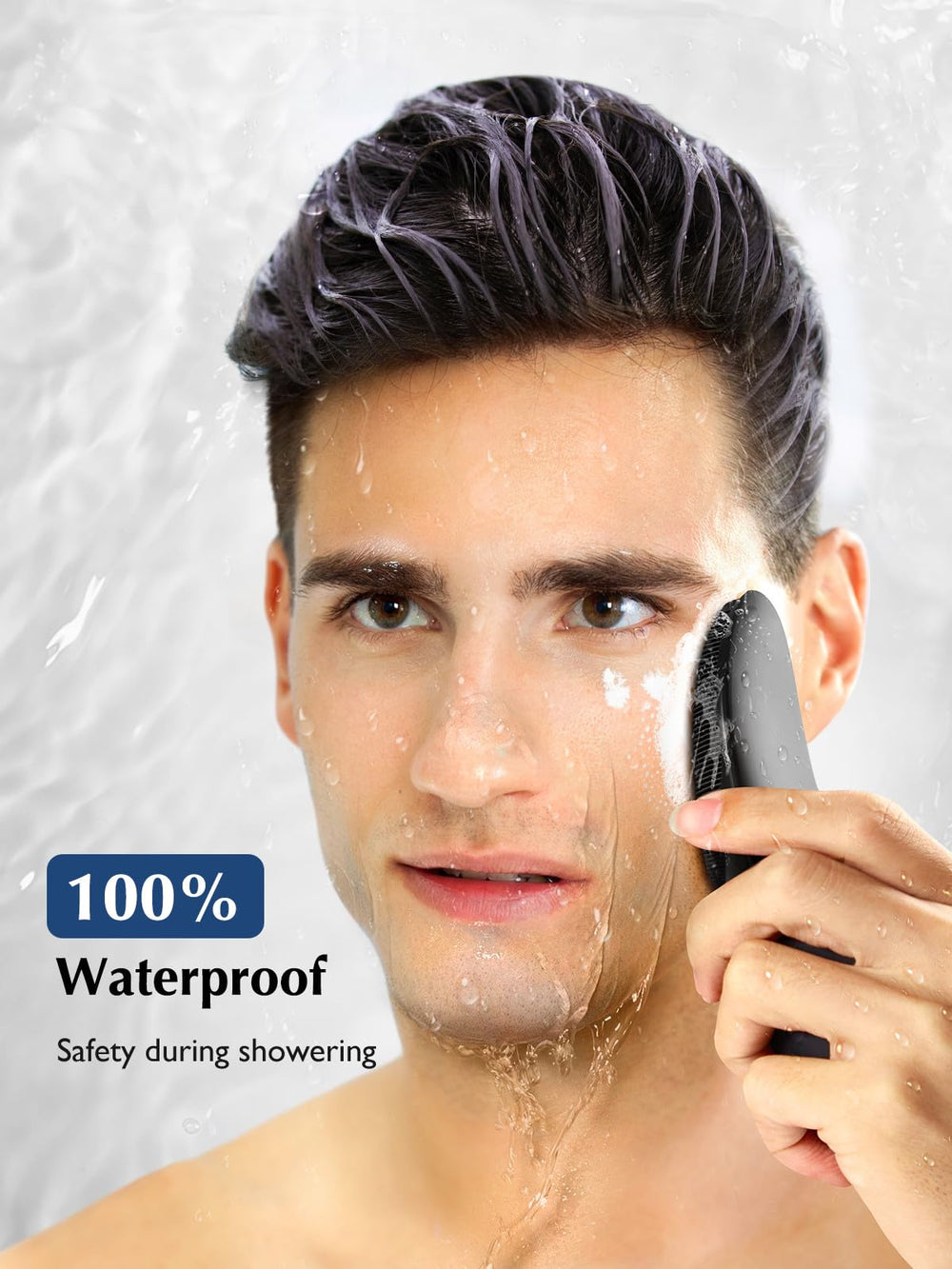 COSLUS Face Scrubber compact case for secure storage and travel.