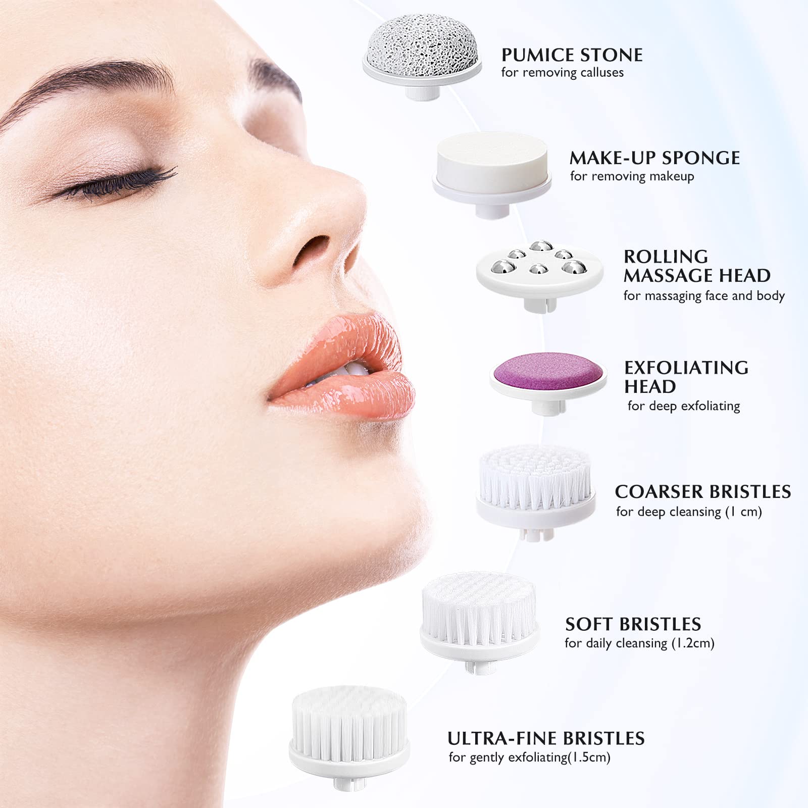 COSLUS FBS-D makeup remover sponge helps lift makeup without tugging.