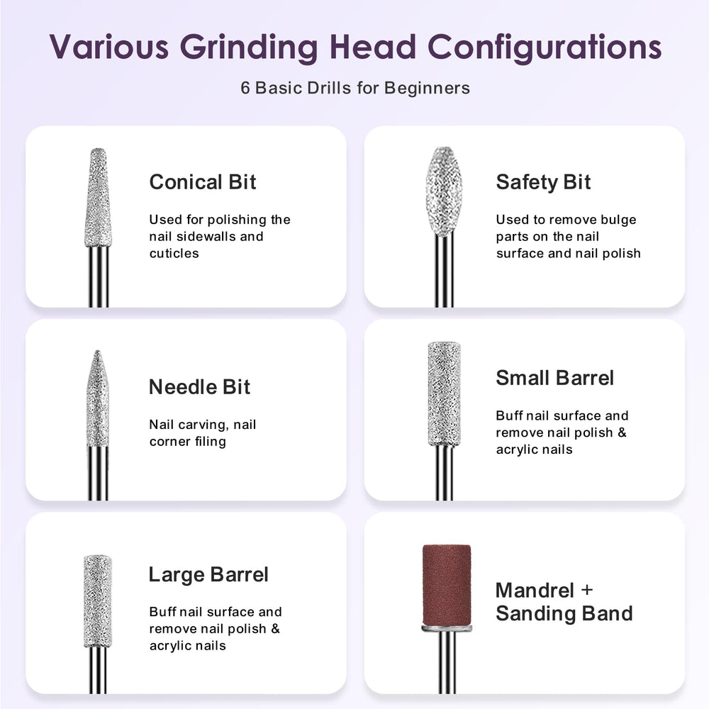 COSLUS gift-pack nail drill emphasizes a complete kit for enthusiasts.