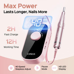 COSLUS 40-level speed control supports precise shaping for beginners and pros
