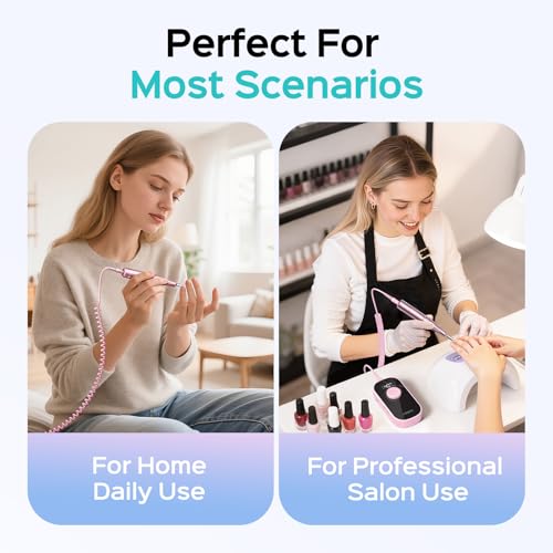 COSLUS nail drill acrylic removal close-up demonstrates efficient prep