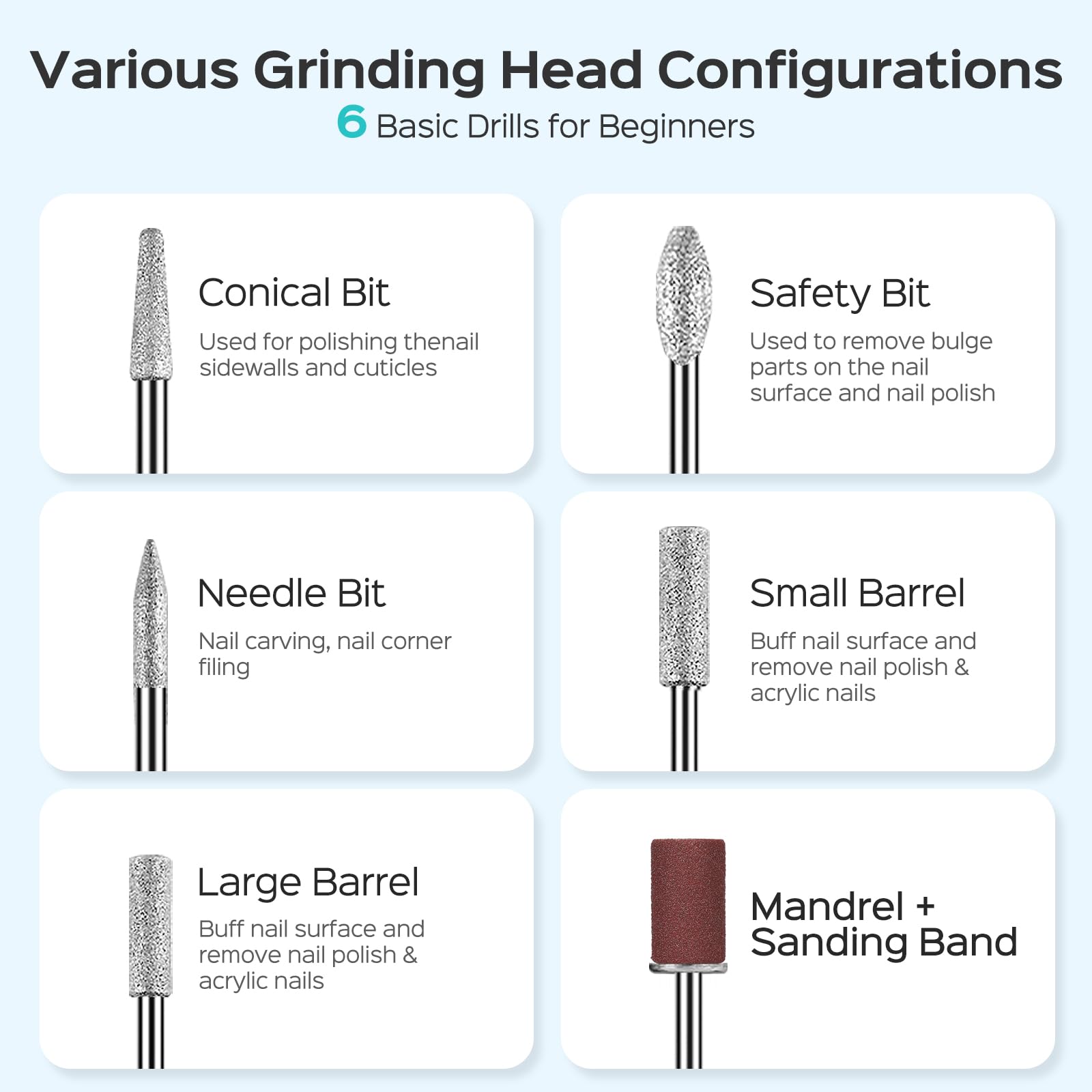 COSLUS nail drill adapter compatibility option for convenient charging setup.