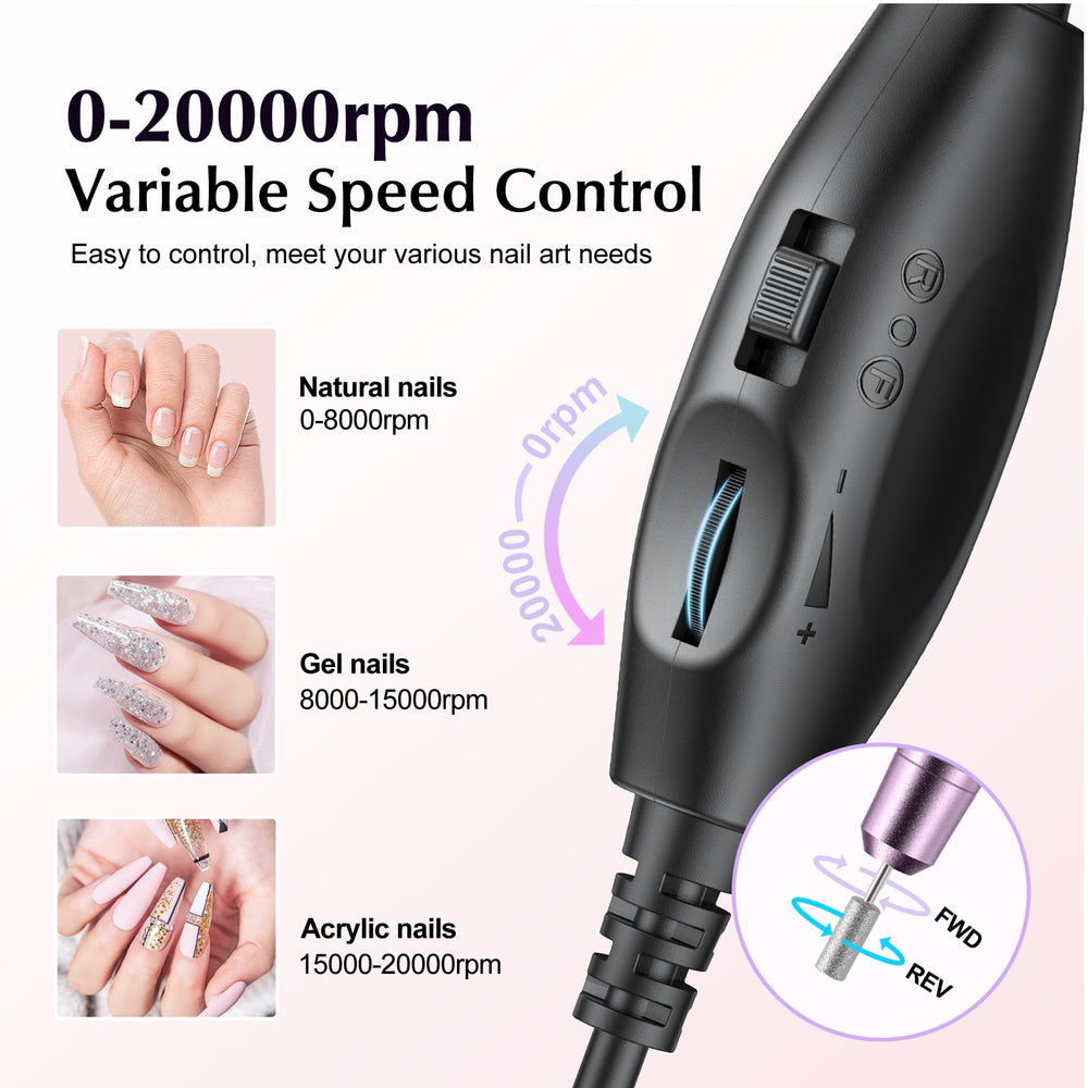 COSLUS drill cord 6.5ft length image emphasizes flexible reach during use.