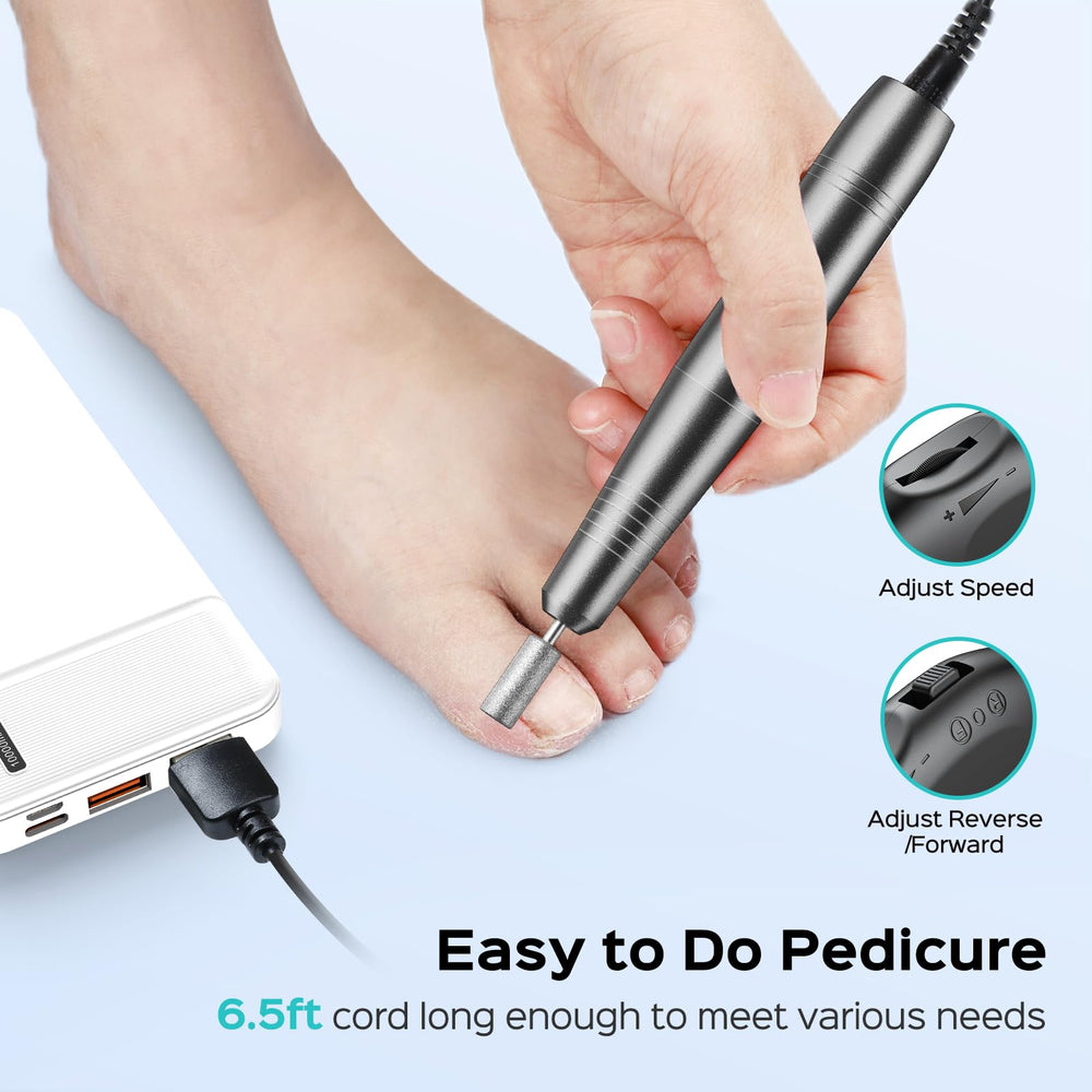 COSLUS nail drill low-noise motor supports quiet sessions