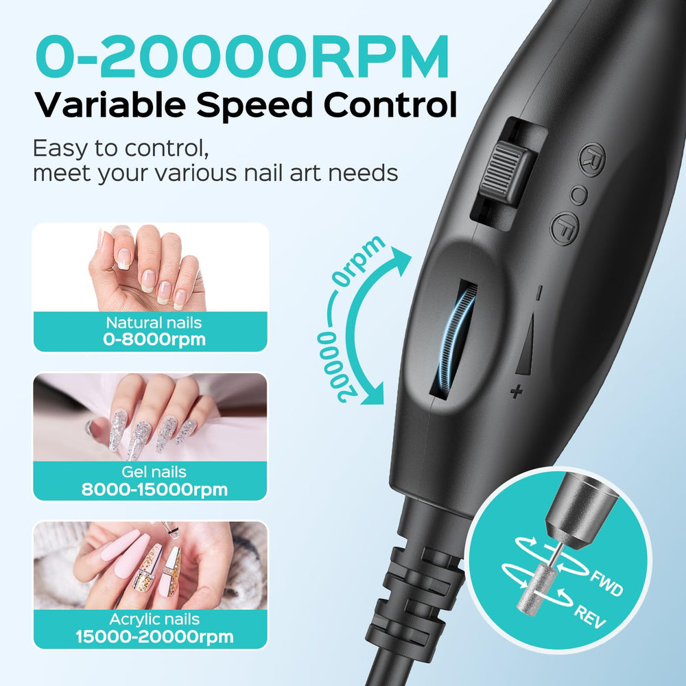 COSLUS portable nail drill compact design for on-the-go manicures