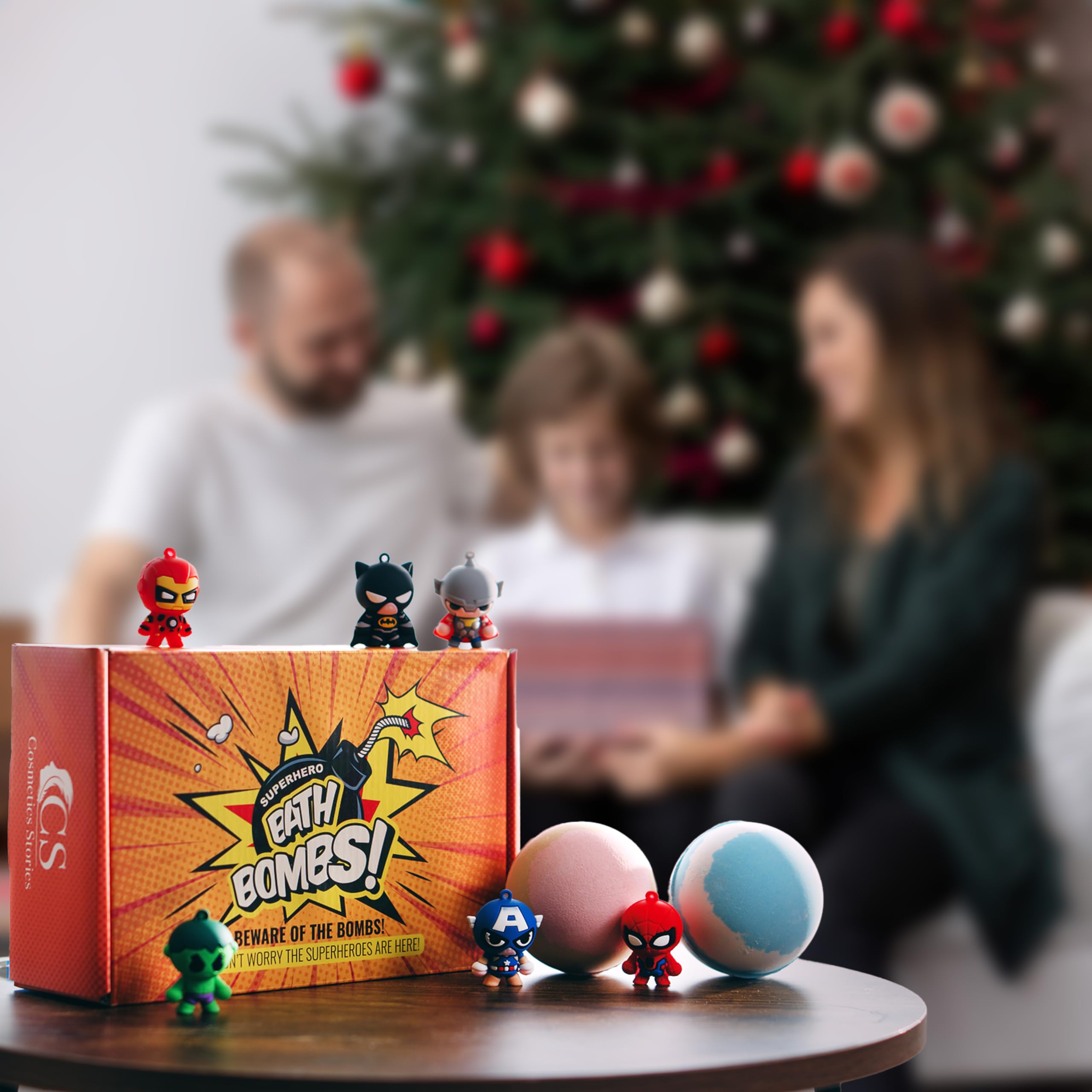 Cosmetics Stories organic formulas soothe delicate skin while kids explore playful superhero adventures.
