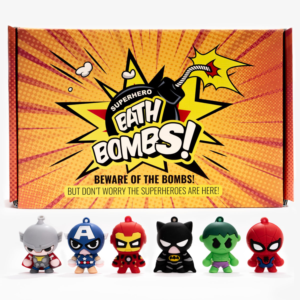 Cosmetics Stories superhero bath bomb delivers colorful fizz for an exciting, kid-friendly bath time.
