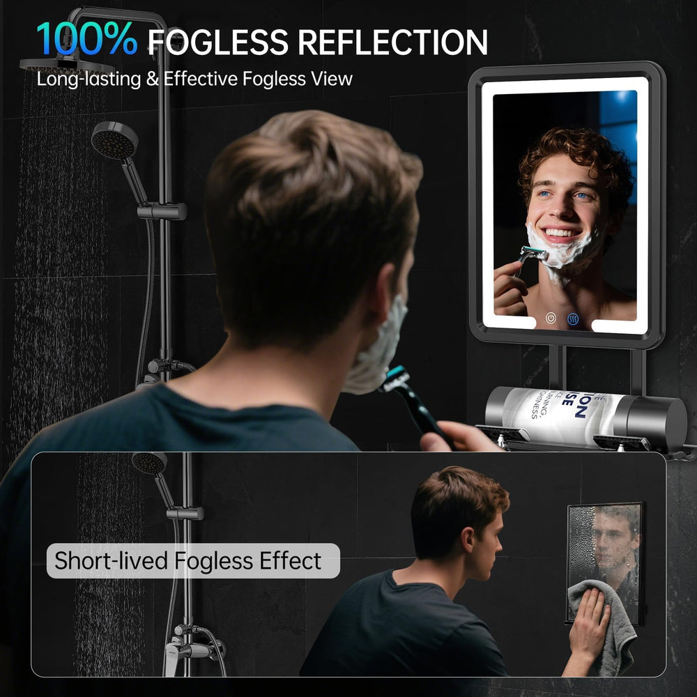 COSMIRROR razor holder keeps tools handy during showers