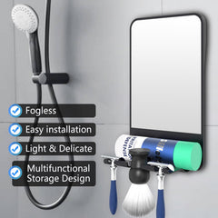 COSMIRROR razor holders keep blades within easy reach for quick shaves.