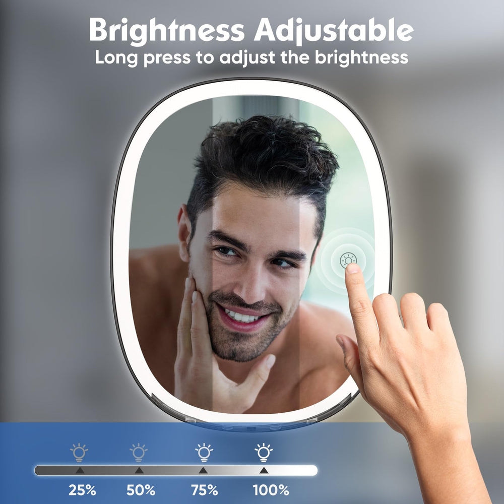 COSMIRROR adjustable tilt and 360 degree rotation customize your viewing angle