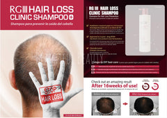 COSMOCOS RGIII shampoo features 1000ppm red ginseng saponin for scalp nourishment