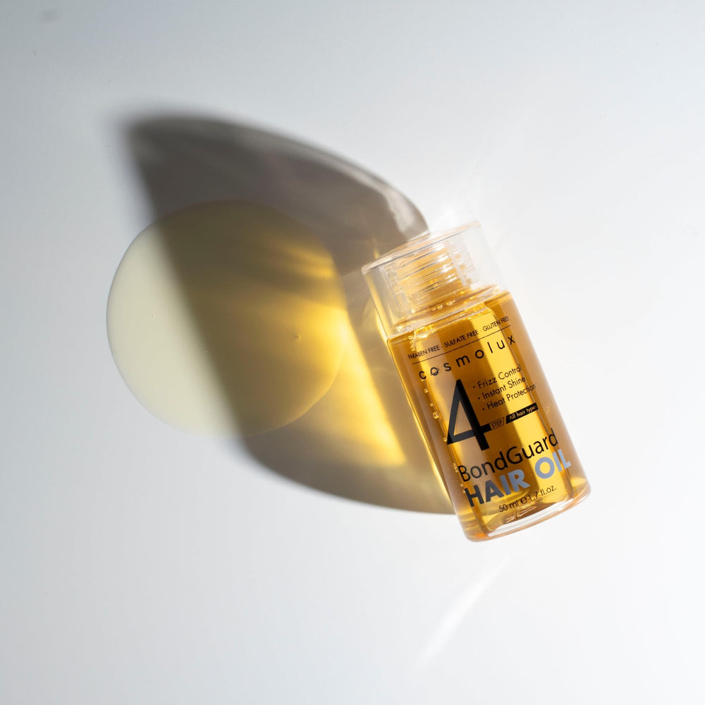 Cosmolux BondGuard glossy-finish-closeup showcases salon-like shine