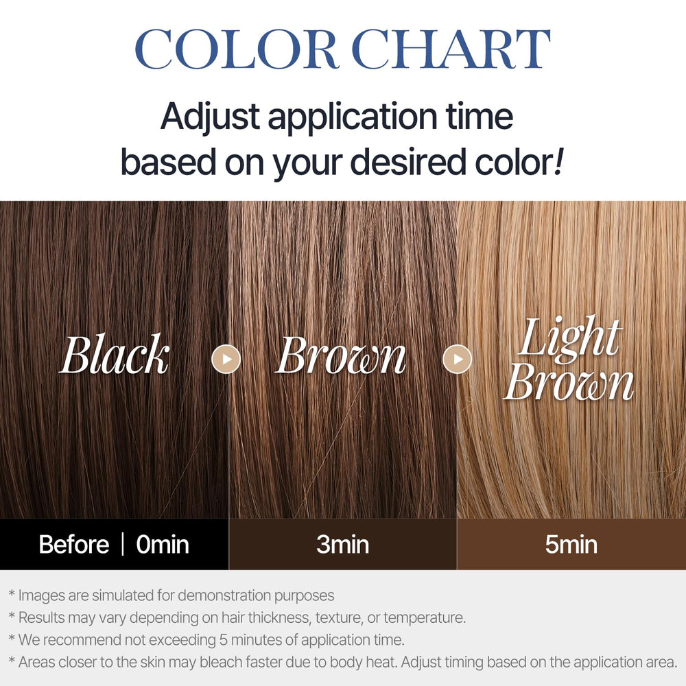 COSNORI Easy Brow Tone Changer applying-on-brow shows precise application for even shade.