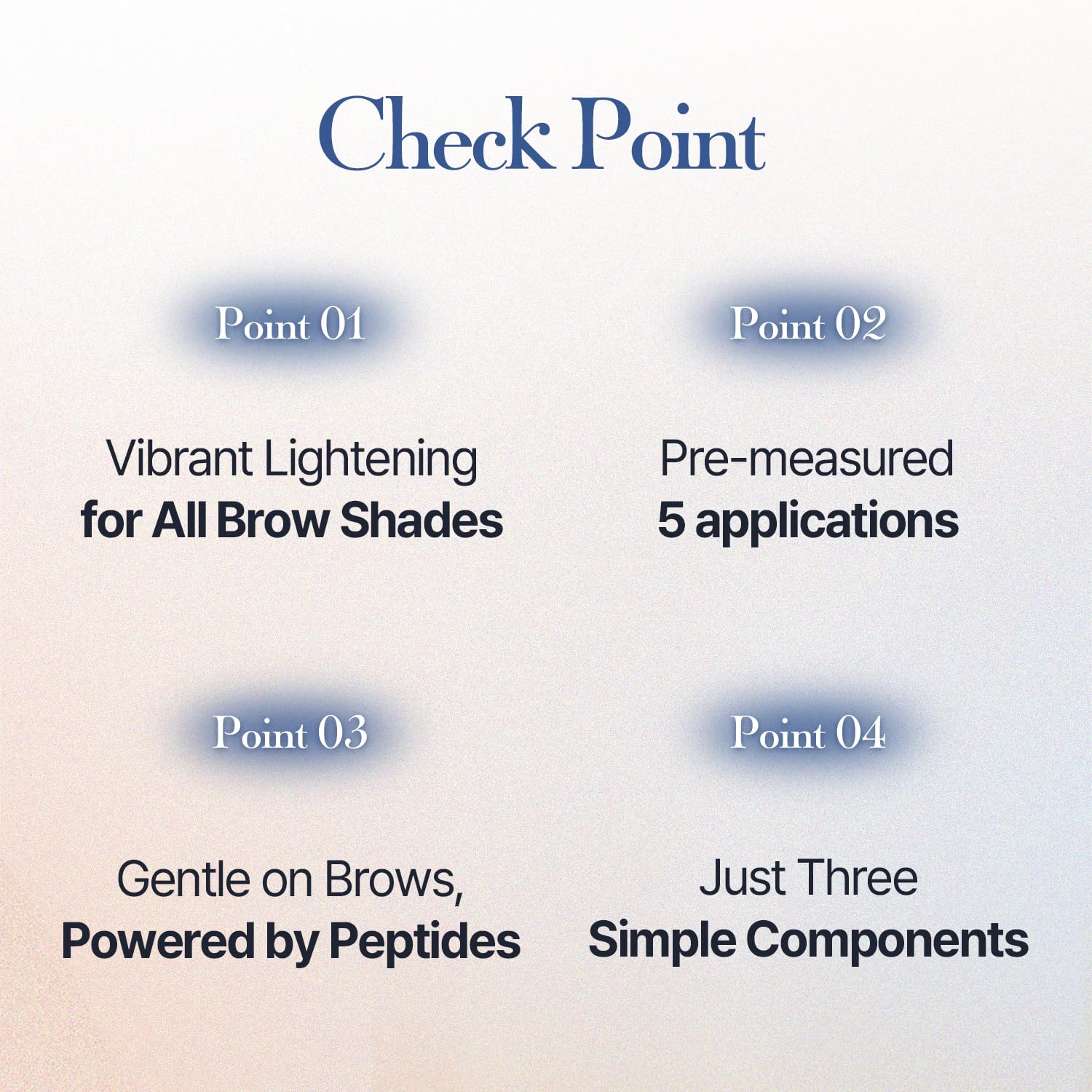 COSNORI Easy Brow Tone Changer wait-time emphasizes 2–3 minute window for rapid results.