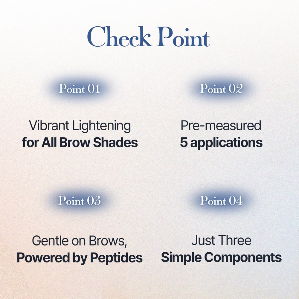 COSNORI Easy Brow Tone Changer wait-time emphasizes 2–3 minute window for rapid results.