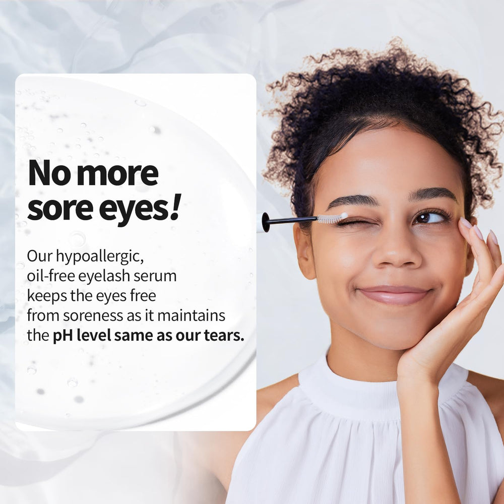 COSNORI eyelashes after application show enhanced fullness and shine