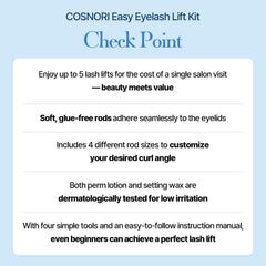 COSNORI self adhesive rods four sizes enable precise curl styling.