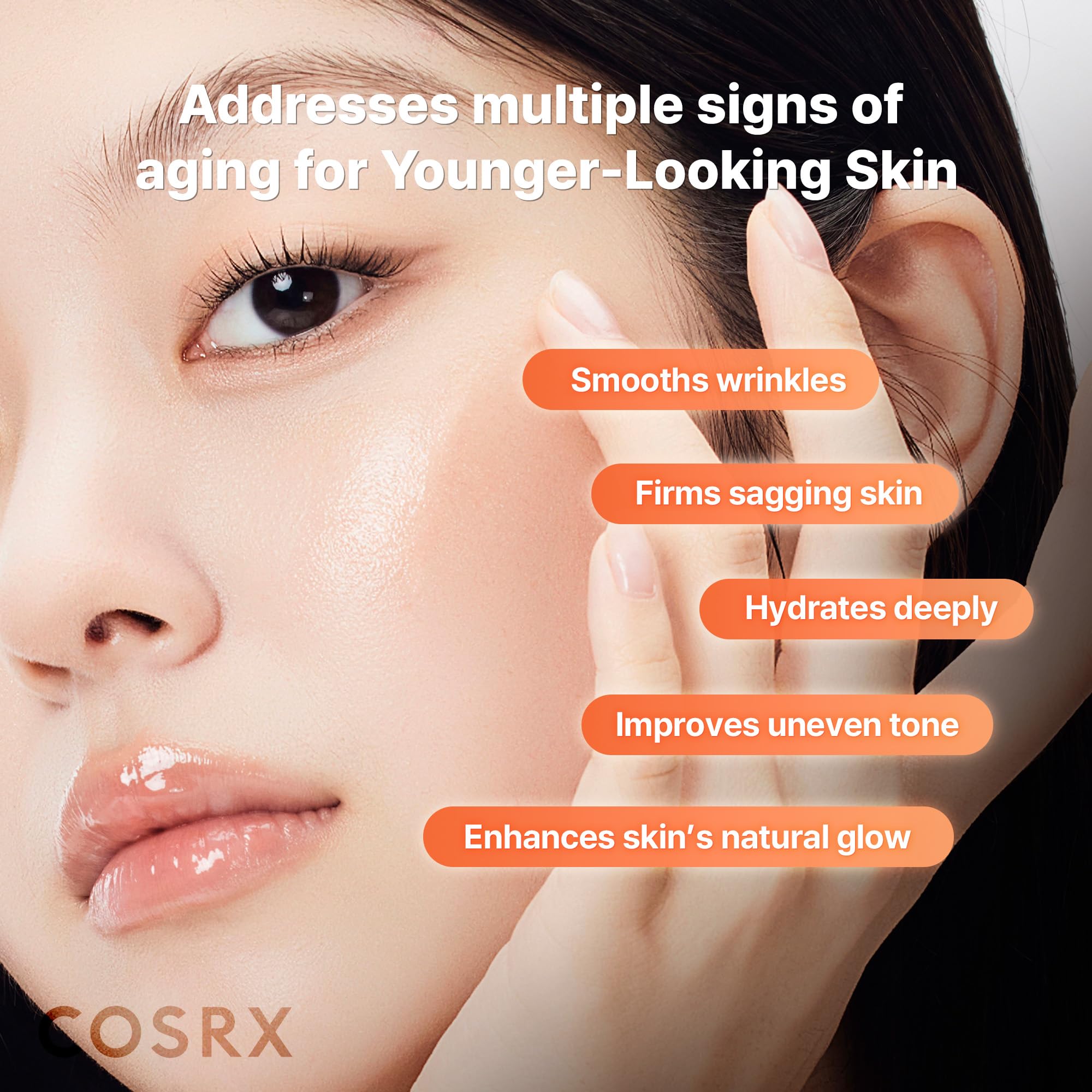 COSRX 5PDRN serum pump dispense shows convenient control for gentle application