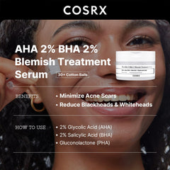COSRX 60+ cotton balls pack for hygienic precision application
