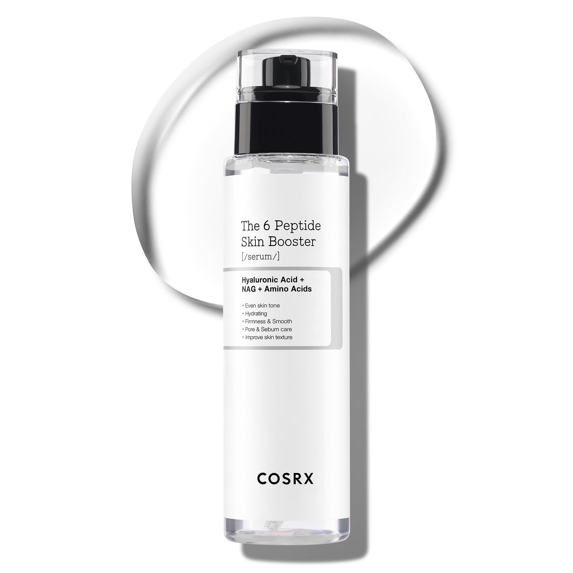 COSRX 6X Peptide Collagen Booster bottle closeup for premium firming skincare