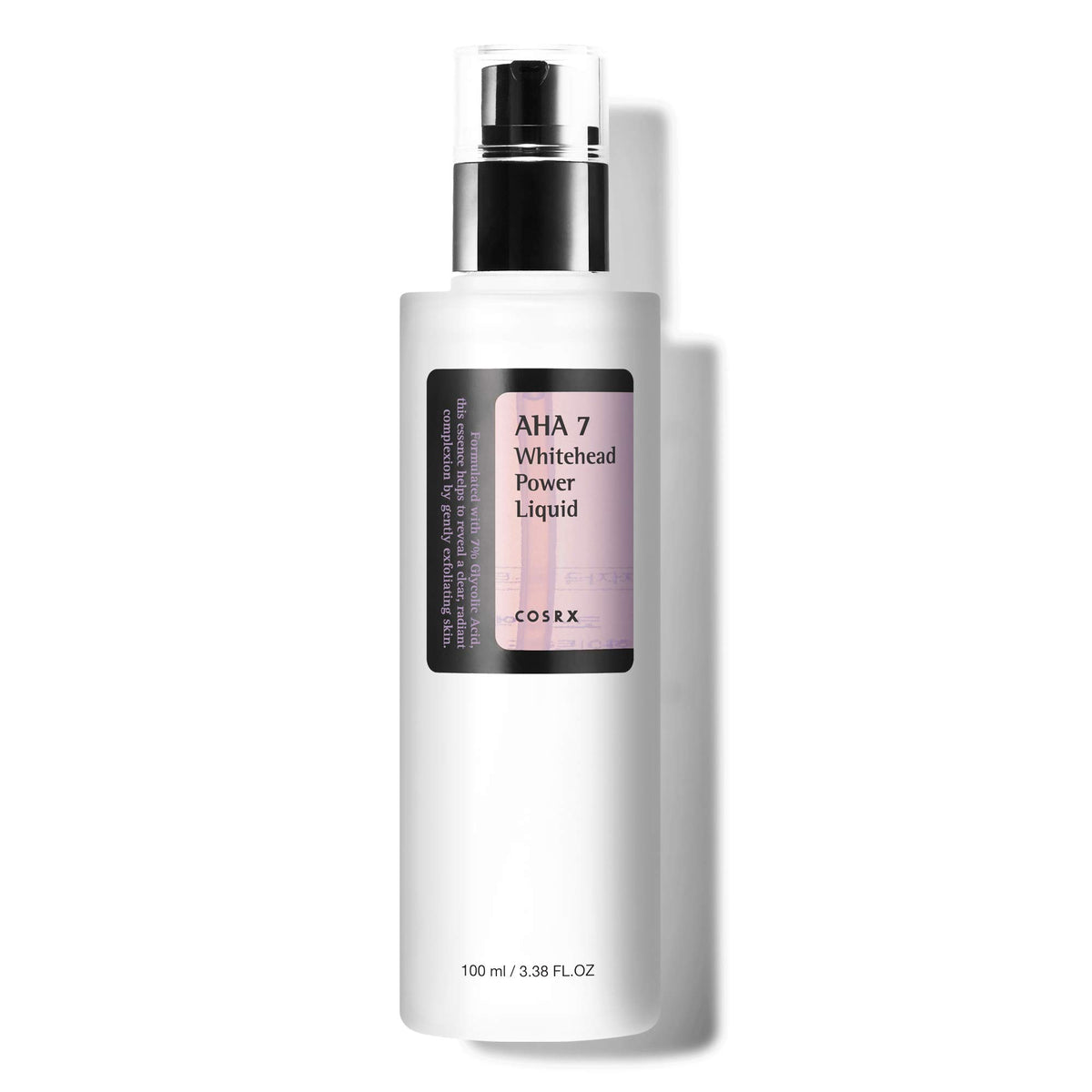COSRX 7% Glycolic Acid Power Liquid bottle close-up—exfoliation for smoother skin.