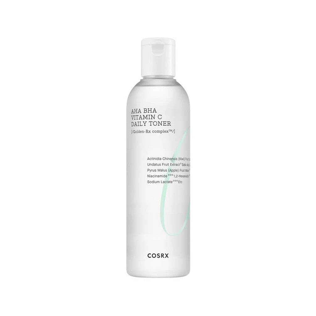 COSRX ABC Daily Toner pour showing gentle surface refresh for skin.