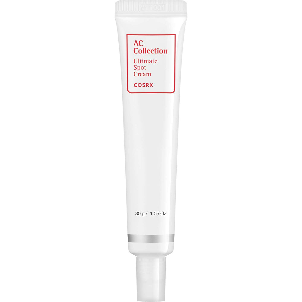 COSRX AC Collection Ultimate Spot Cream tube close-up for blemish relief