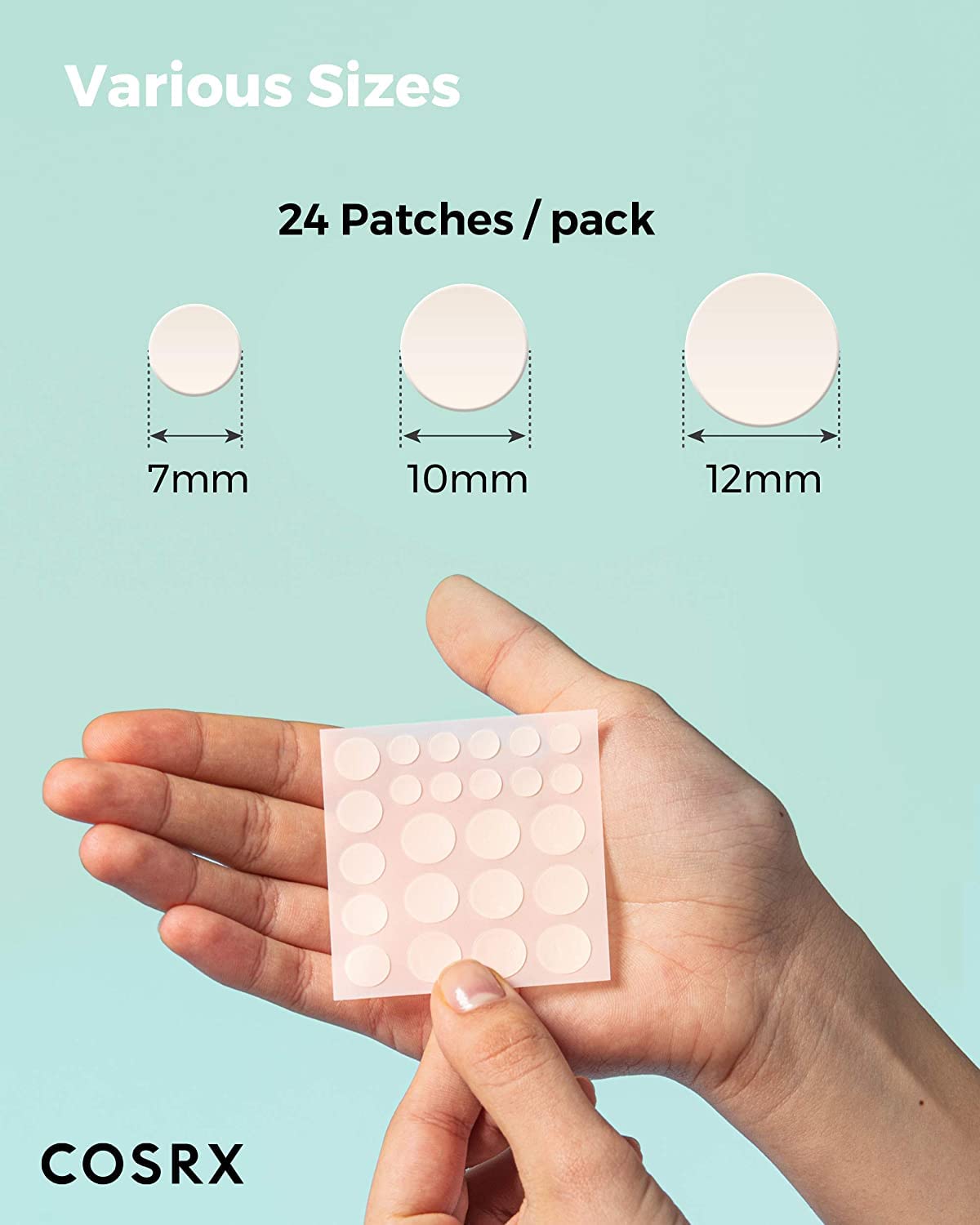 COSRX Acne Patch transparent design supports discreet daytime wear
