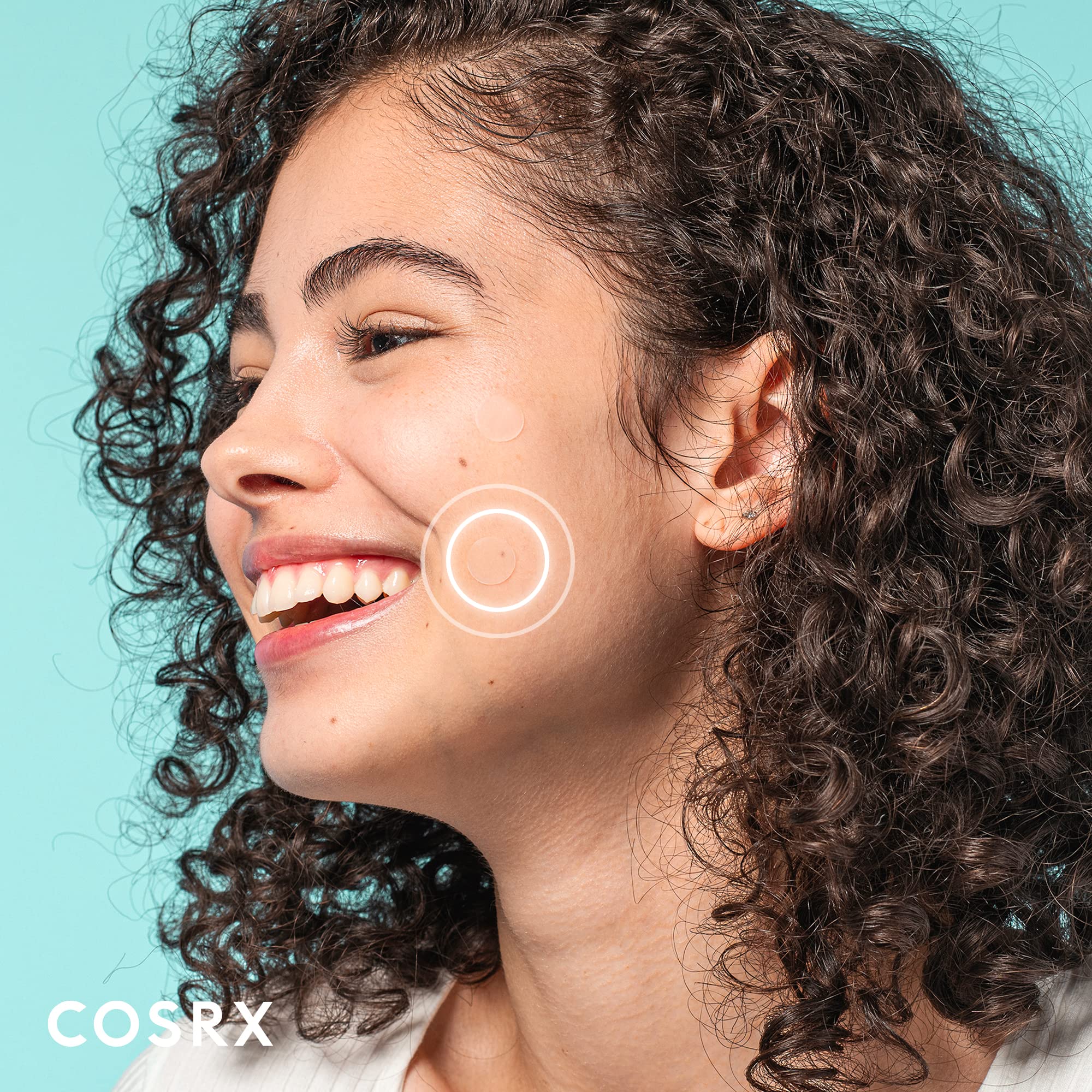 COSRX Acne Pimple Patch size M closeup ideal for mid-sized blemishes
