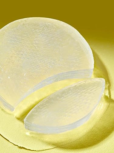 COSRX Advanced Snail Hydrogel Eye Patch textured gel close-up showing soothing moisture