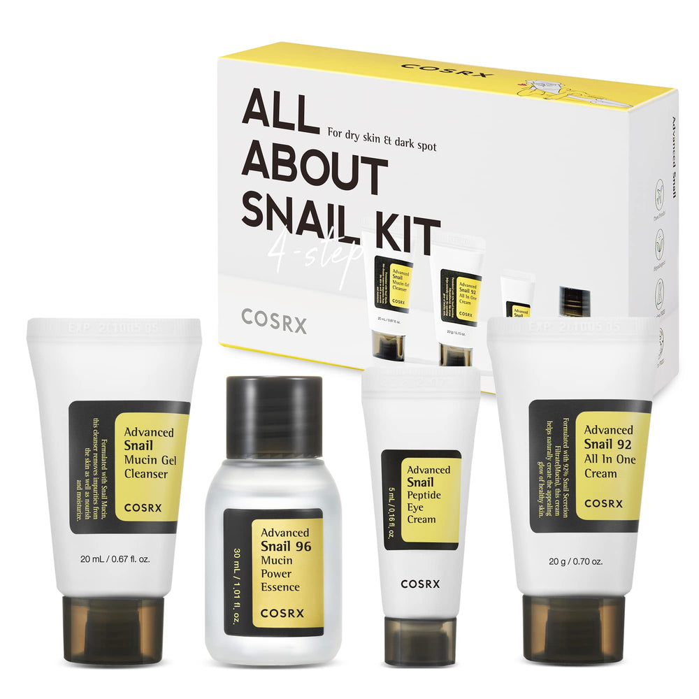 COSRX Advanced Snail Mucin Gel Cleanser bottle with gentle foam, barrier protection.