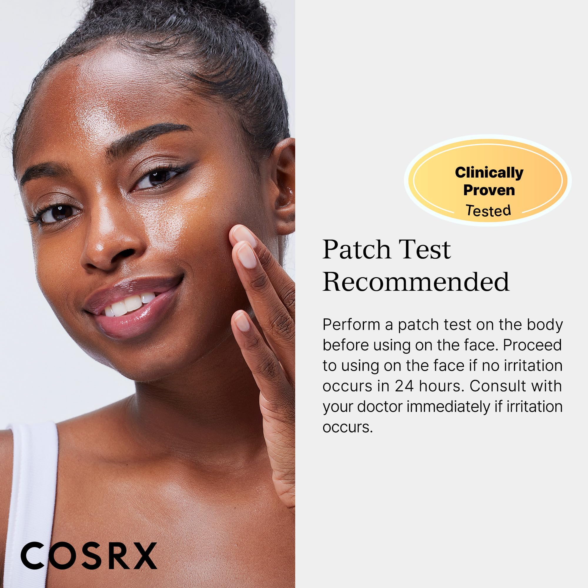 CosRX Advanced Snail Mucin Glass Glow Hydrogel Mask overnight wear promotes a morning glow.
