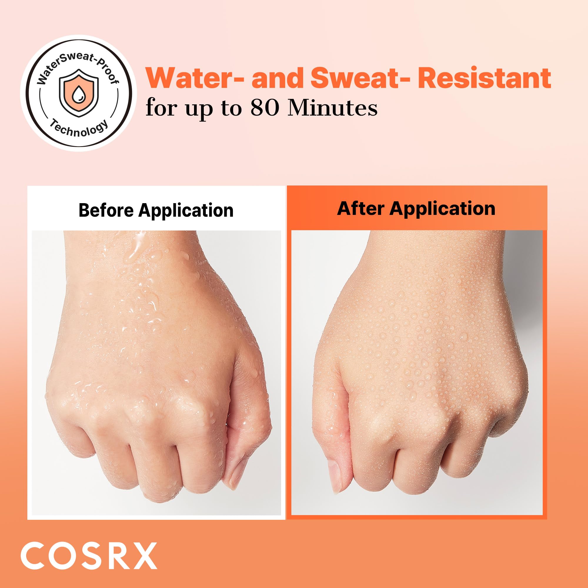 COSRX Airy-Light SPF 50 shield in a compact travel-friendly form.