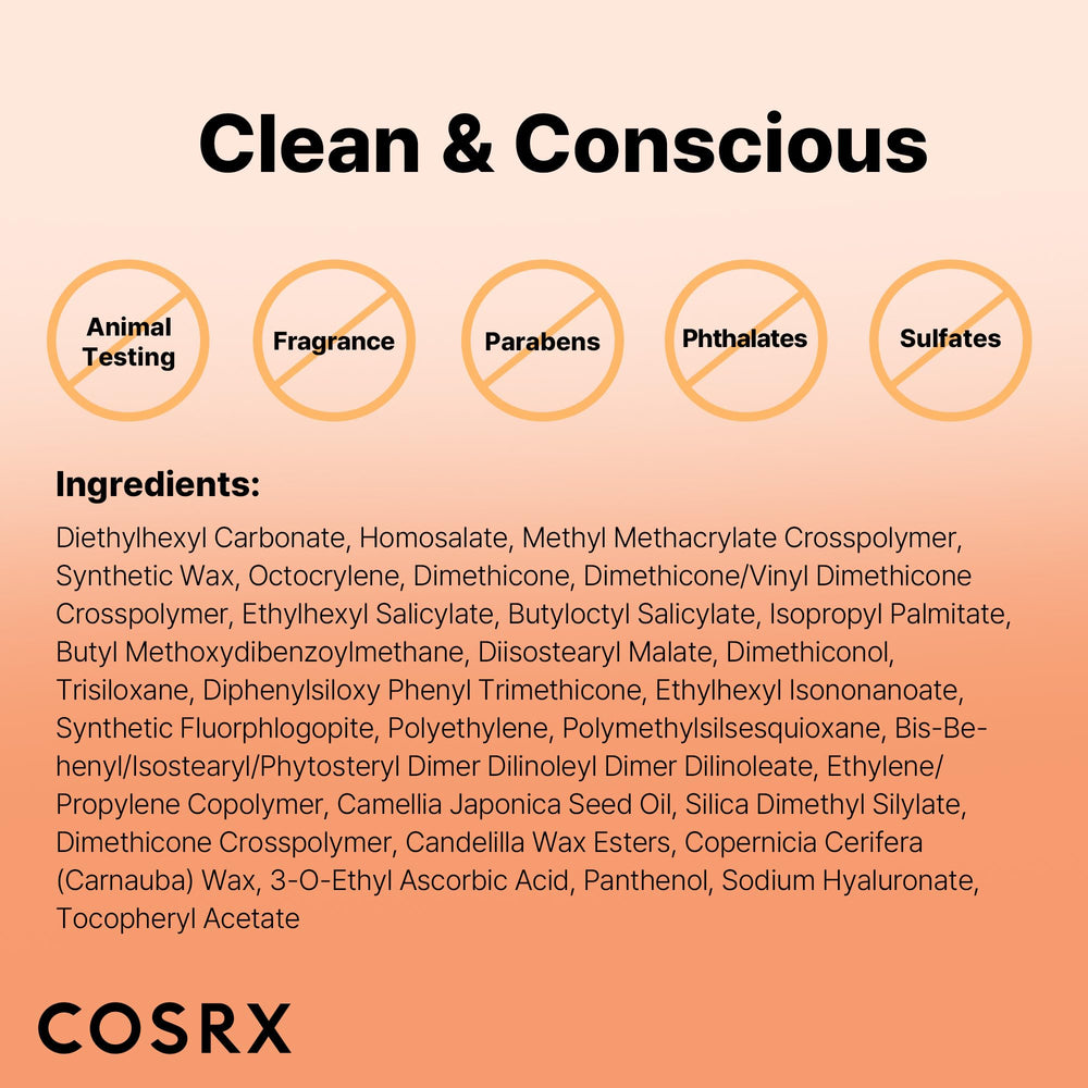COSRX Airy-Light sunscreen stick fits in a bag for travel use.