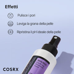 COSRX apple water ingredient emphasizes hydrating, nutrient-rich care.