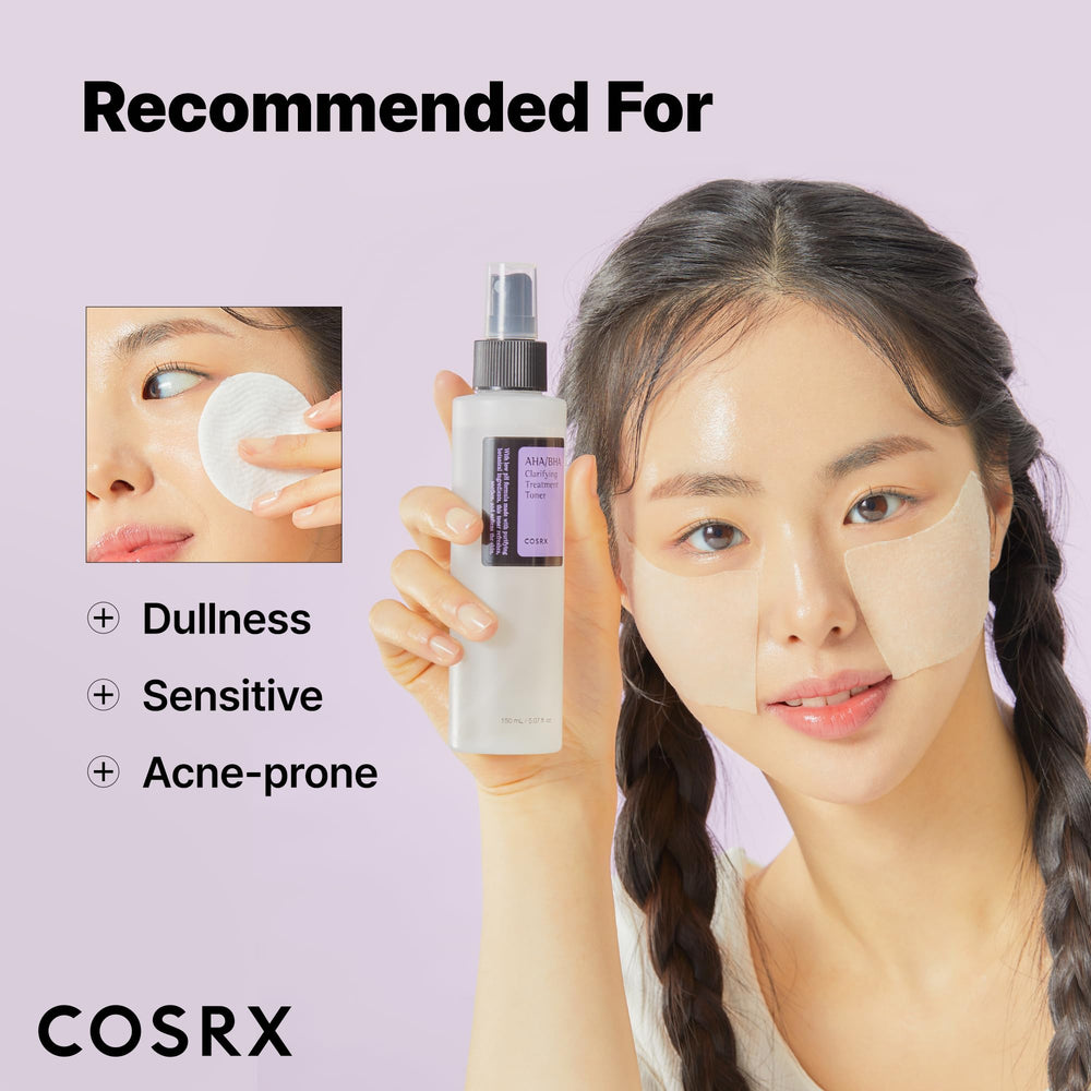 COSRX toner bottle showing Apple Water and Willow Bark Water for natural hydration
