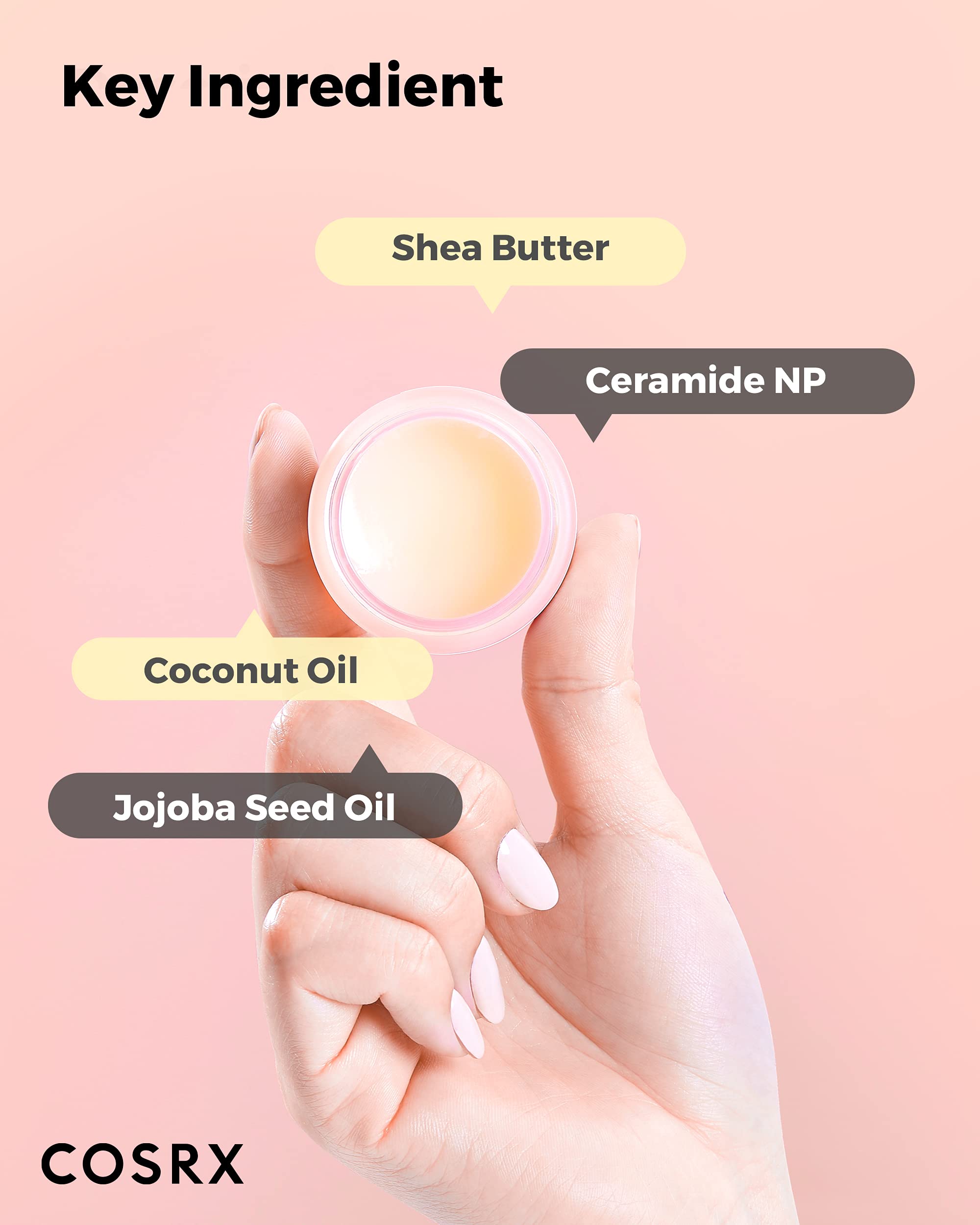 Aplicación diurna con COSRX bálsamo labial para labios suaves