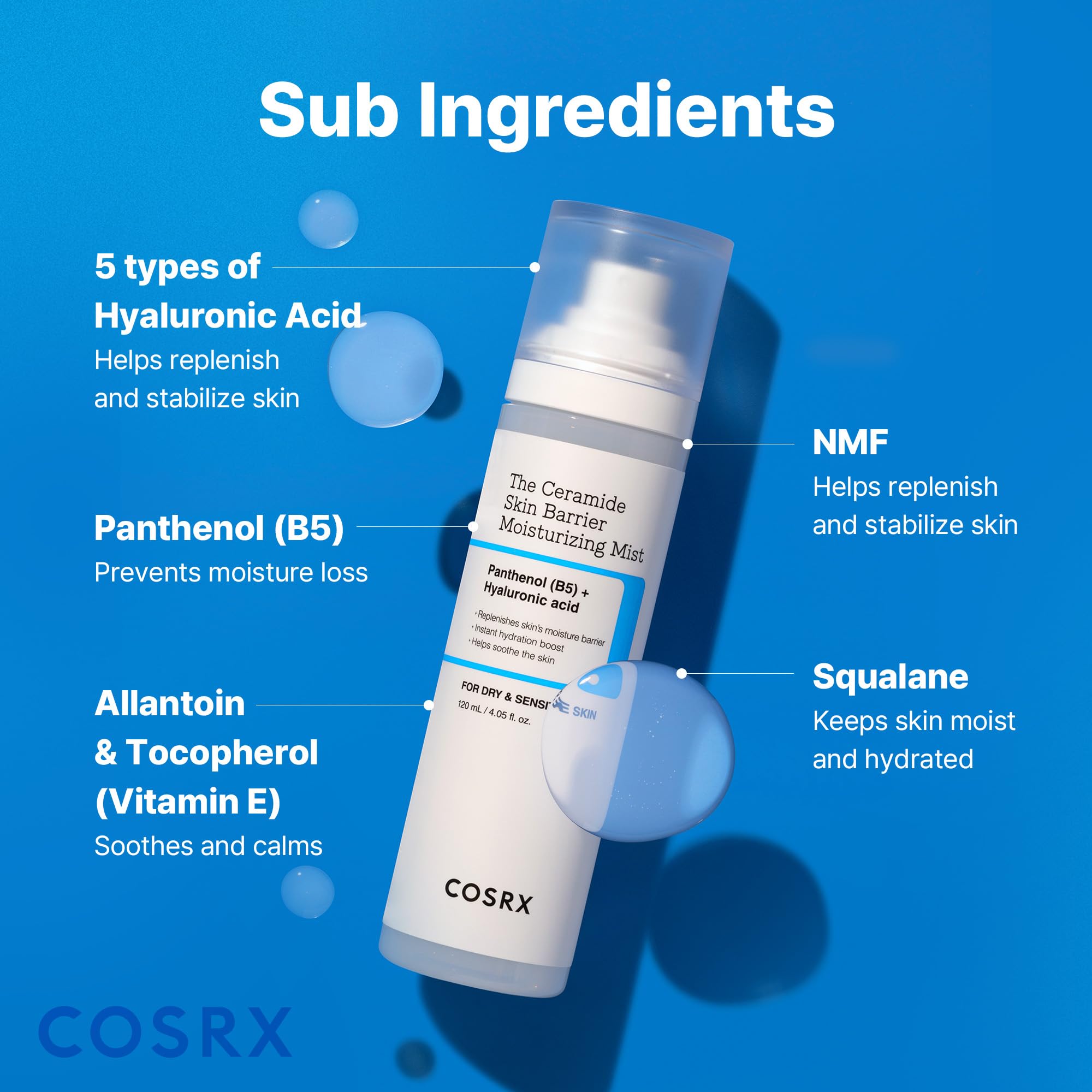 COSRX Barrier Cream Face Mist portable travel-friendly bottle for on-the-go refresh