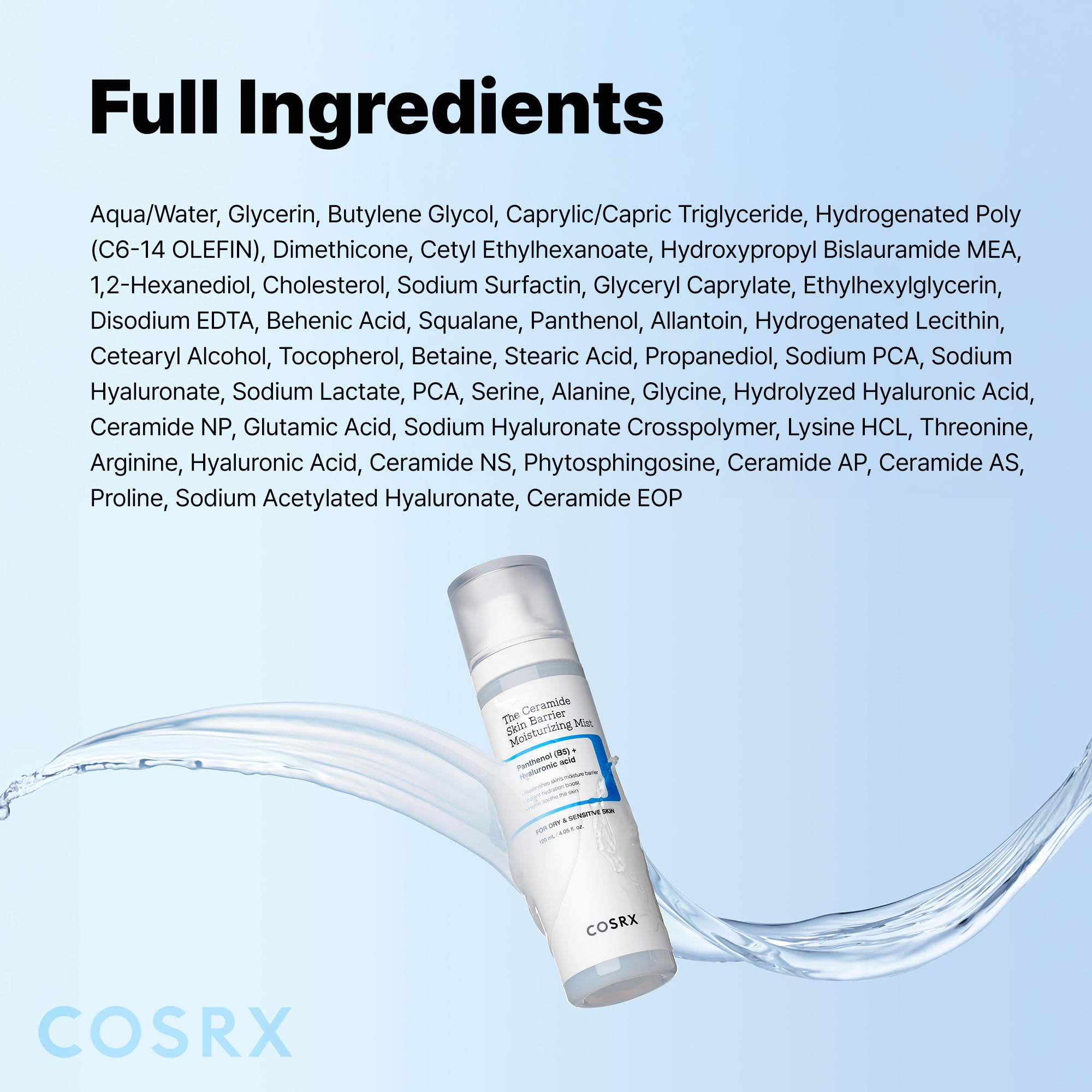 COSRX Barrier Cream Face Mist gift-ready packaging on display for stockings