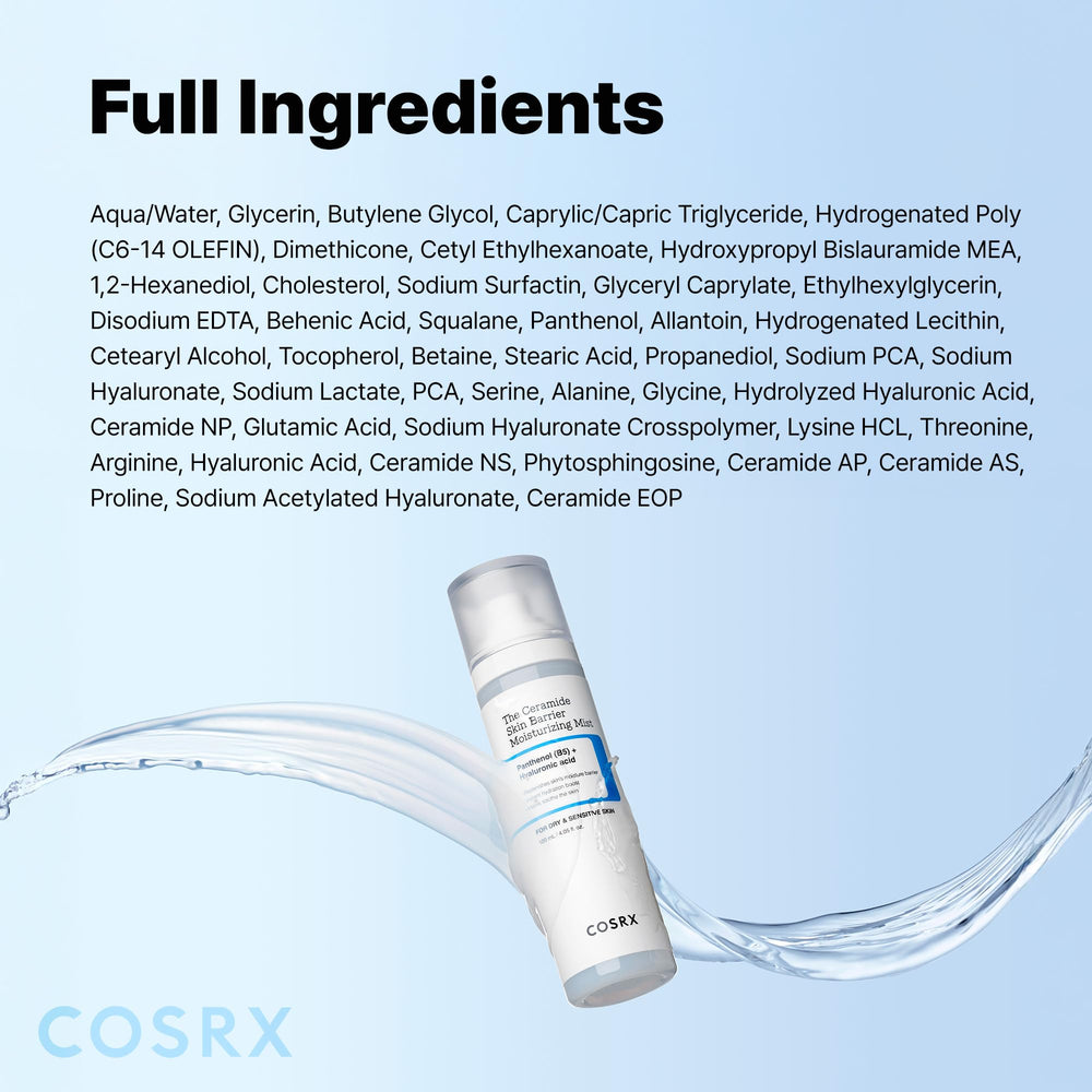 COSRX Barrier Cream Face Mist gift-ready packaging on display for stockings